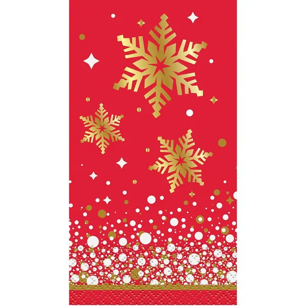 Amazon Ebay Popular 16ct Foil Gold Paper Beverage Napkins Disposable Party Tableware Ningbo PartyKing