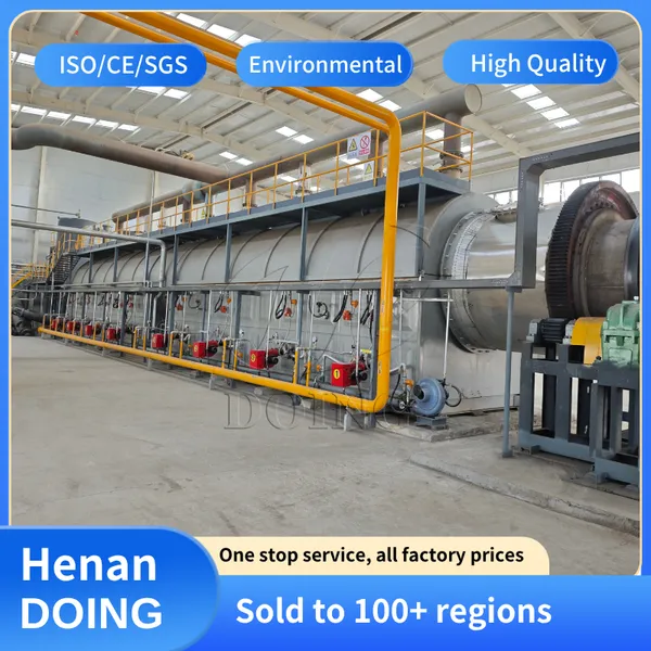 BIG Processing Capacity Fully Automatic Waste Tire Plastic Pyrolysis Machine Waste Tyre Recycling Plant photo-3