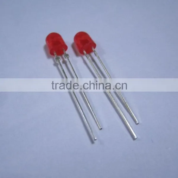 Red Through Hole 5mm Oval Led Diode Without Stopper photo-4