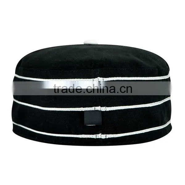 OEM Handsome Custom Fashion Soft Cotton Flat Top Military Cap photo-2