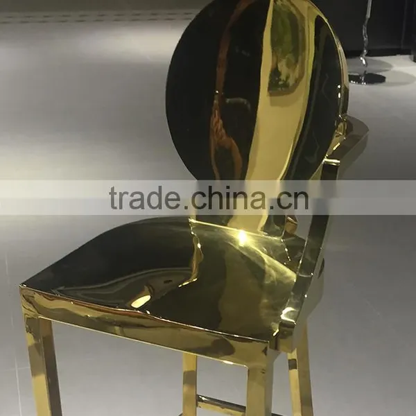 Modern Royal Gold Plated High Bar Chairs photo-3