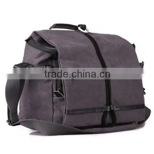 Professional Anti-vibration Waterproof Funky Vintage Canvas Camera Bag photo-6