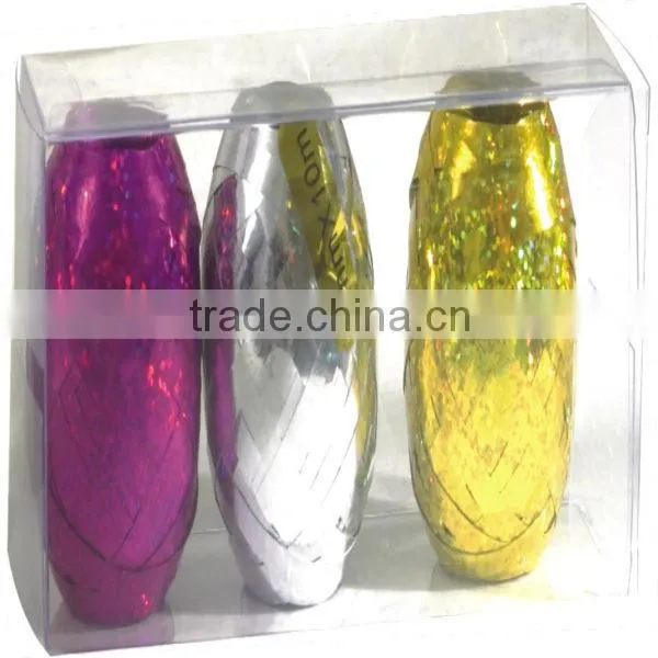 metallic ribbon/christmas decoration ribbon