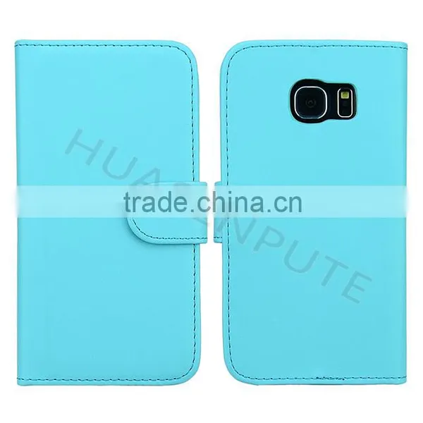 100 Pattern Flip PU Wallet Leather Case Cover For Samsung Galaxy S6 Edge Wallet Leather Case photo-5