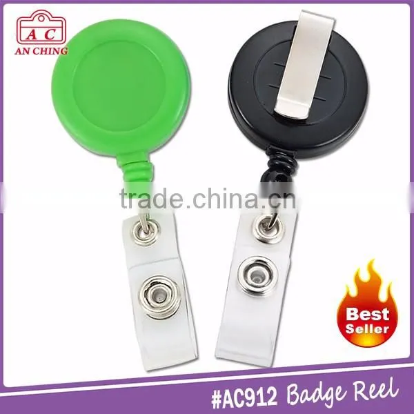Magnetic Abs Badge Reels With Metal Wire Rope Slide Back Clip photo-5