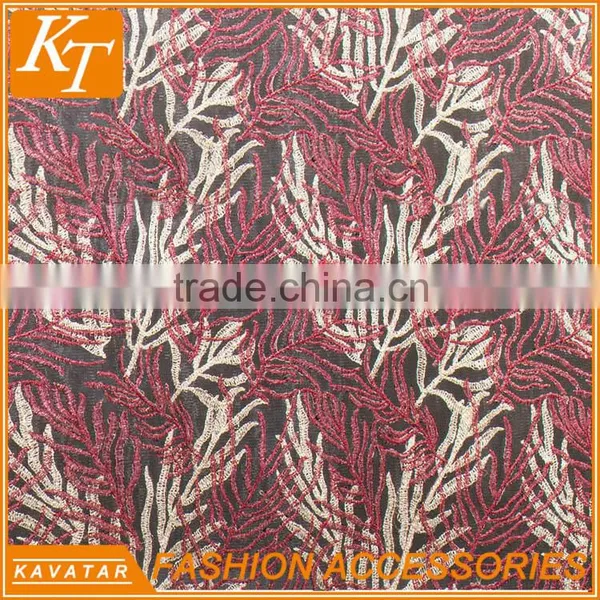 China Market Popular New Design African High Cotton Lace Fabrics photo-3