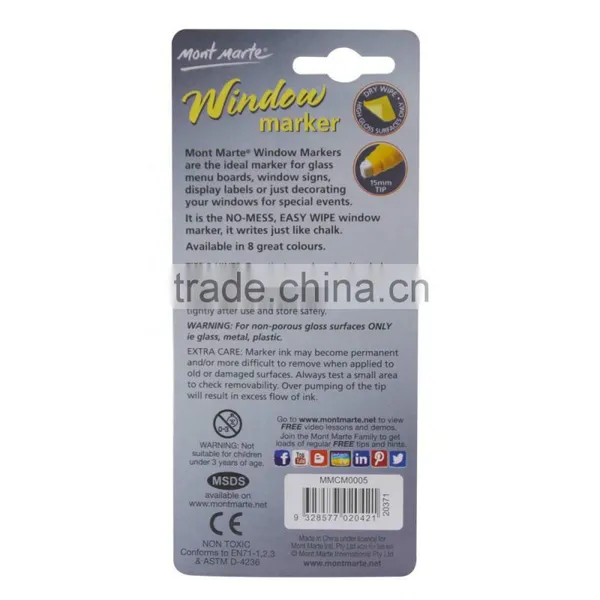 Mont Marte Window Marker 28g - Yellow photo-2