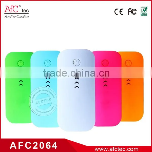 Promotion Wholesale ABS 100x46x25mm High Quality 4400mah Portable Power Bank Charger photo-2