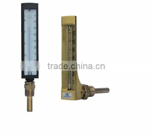 2015 New Type v -shaped Industrial Glass Thermometer