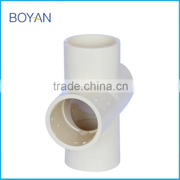 China Suppliers BOYAN Hot Water ASTM2846 Pipe Fitting CPVC Cross Tee photo-2