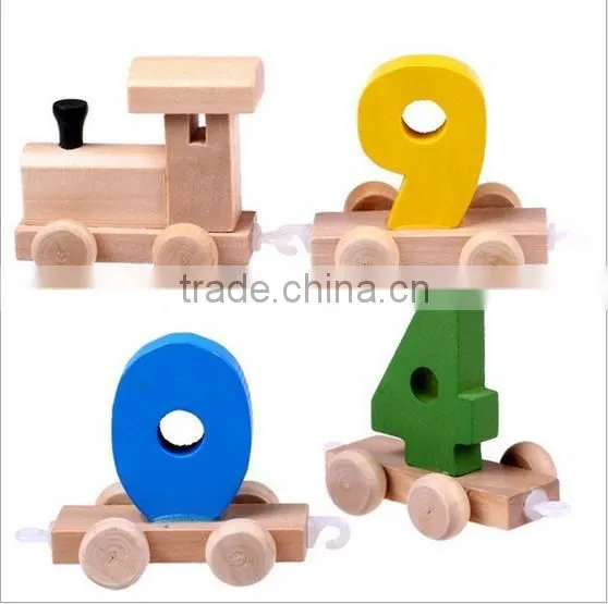 2016 New Product Wooden DIY Train Toys for Kids photo-2
