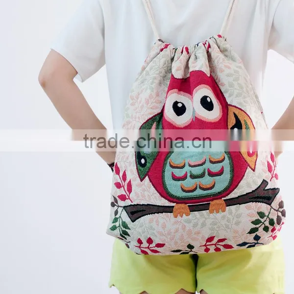 2016 New Fashion Cotton Yarn Jacquard Reusable Shopping Bag photo-2