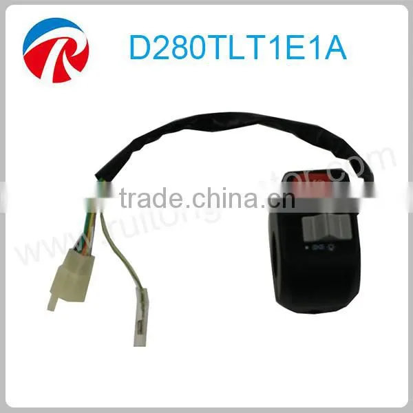 Motorcycle handle switch,handlebar horn button switch ,left three button switch assy