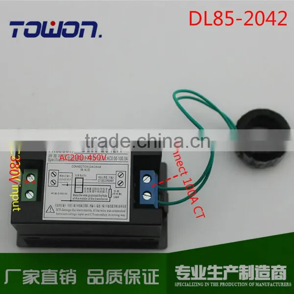 DL85-2042 Dual LED 4 Digital AC 200-450V 0.00-100.0A Display Voltage and Current Meter Panel Voltmeter Ammeter photo-3
