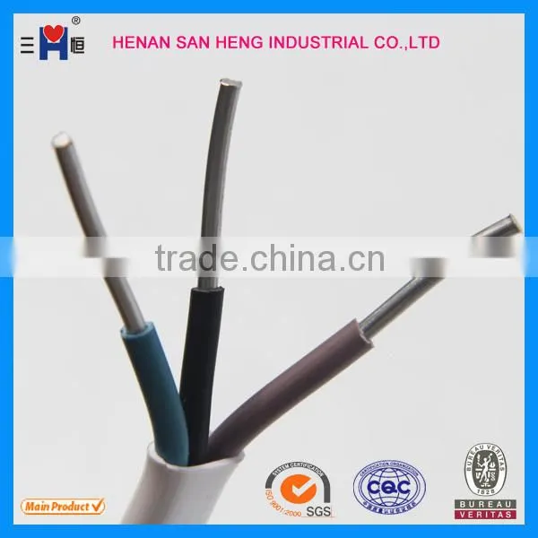 Aluminum Core PVC Insulated PVC Sheathed Flat Cable Supplier's Choice photo-3