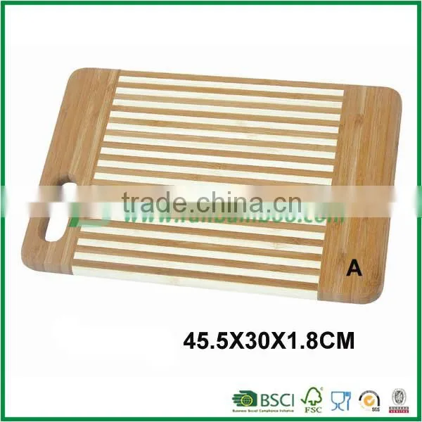 Bamboo Cutting Board With Stripe