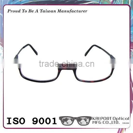 A Variety of Color Demi Pattern and Vivid Color Metal Temples Glasses Frame photo-2