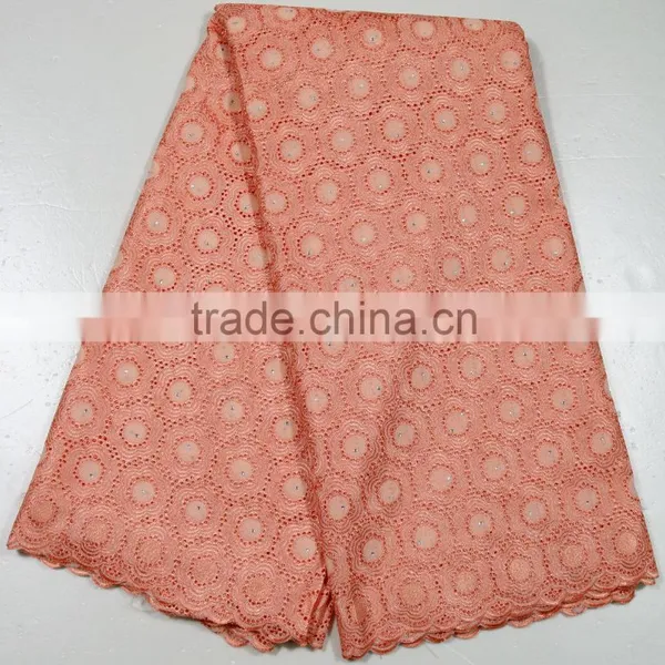 2015 Wholesale High Quality Polish Lace Swiss Voile Lace for Garment photo-3