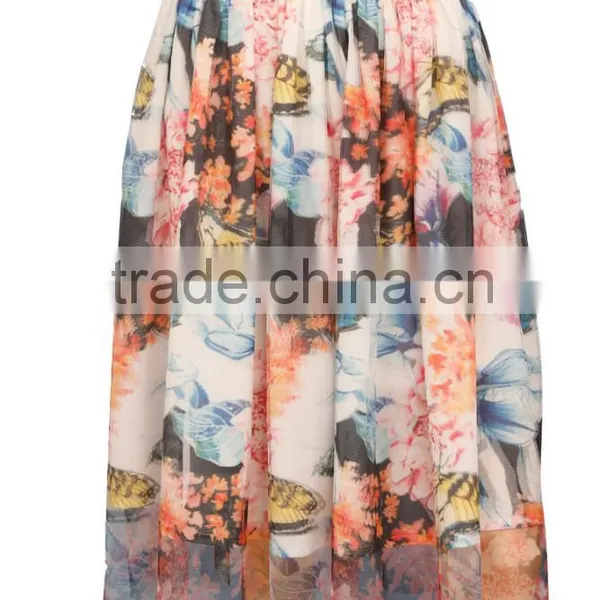 2015 Fashion Girls Floral Skirts Luxury Designer Clothes for 18-30 Days photo-5