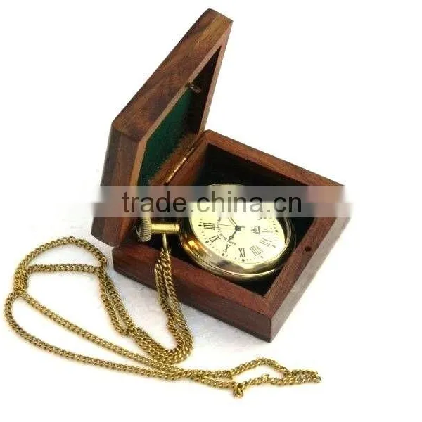 Solid Brass Nautical Gift Compass - Ship Time Keeper Pocket Compass 13506 photo-2