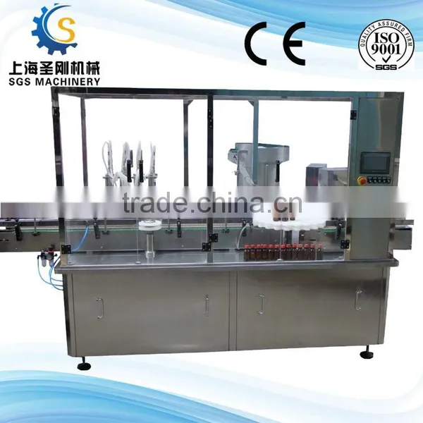 Full Automatic 30-150ml Bottle Drinks Filling and Rolling Machine photo-6