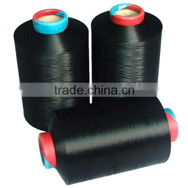 [shop] supply of this black polyester high elastic yarn factory direct sales