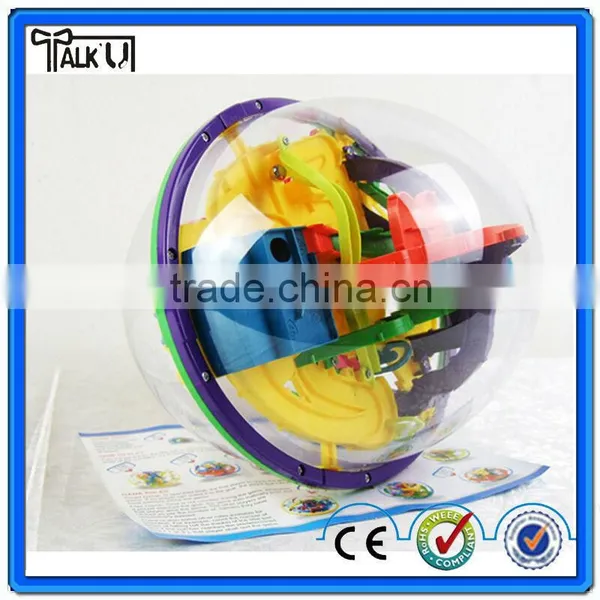 High Quality Plastic Children Intellect 3D Puzzle Maze Ball/educational Puzzle Toy photo-3