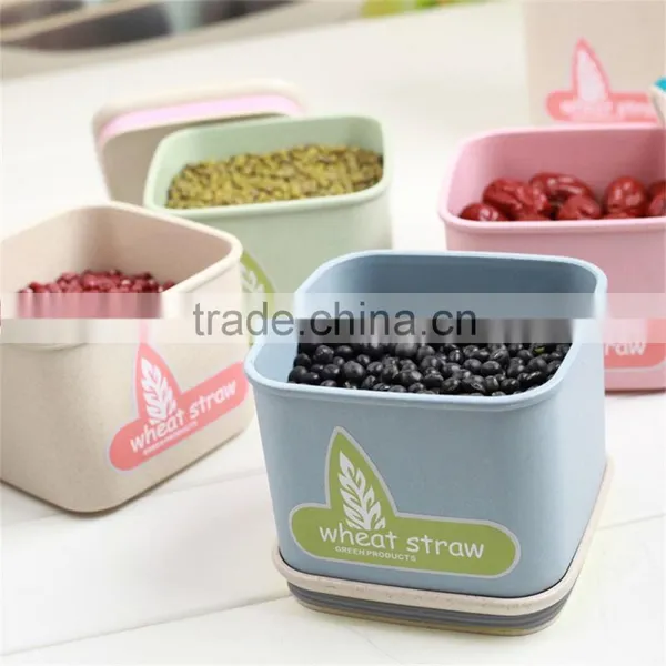Wheat Straw Plastic Jar/container 550ml/850ml/1650ml photo-5