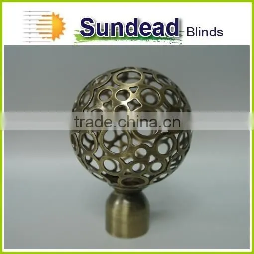 Copper Satin Stainless Steel Iron Chrome Curtain Pole Curtain Accessory Latest Curtain Designs 2015 for Home Decor photo-2