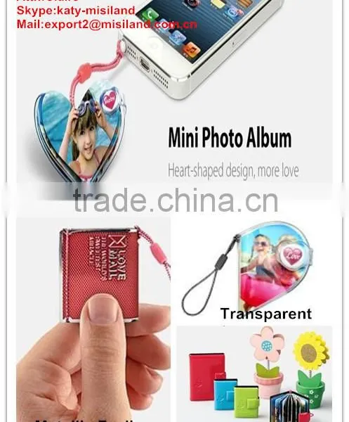 DIY Inkjet Photo Transparent Mini Album for Keychain/DIY Handmade Photo Album photo-3