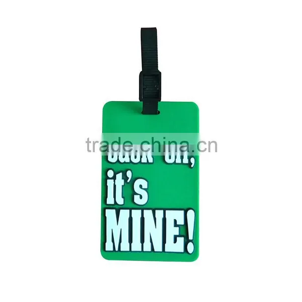 Custom Soft Pvc Travel Luggage Tag for Promotion Gifts photo-2