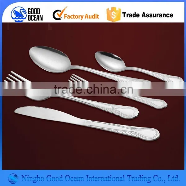 24pcs 2cr14 18/0 Stainless Steel Cutlery Cutlery Set,stainless Steel Cutlery Set 2cr14 photo-4
