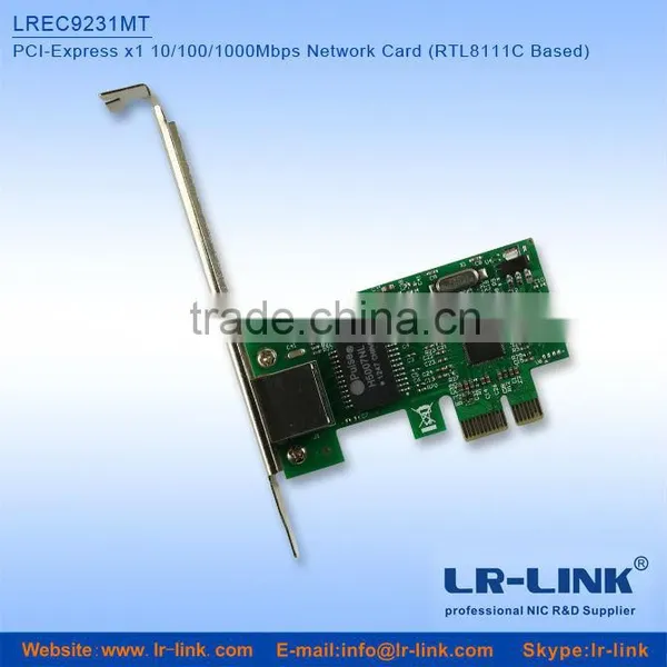 Pci-e 10/100/1000Mbps RTL8111C Realtek Rj45 Ethernet Card photo-2