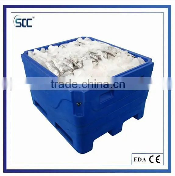 SCC Sell Plastic Insulated Refrigerated Container For Frozen Fish, Insulated Container for Fish photo-3