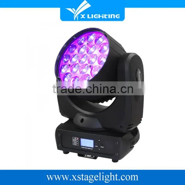 Mac Aura Clone 19*12w Zoom Beam Wash Bee Eye Led Moving Head Light photo-5