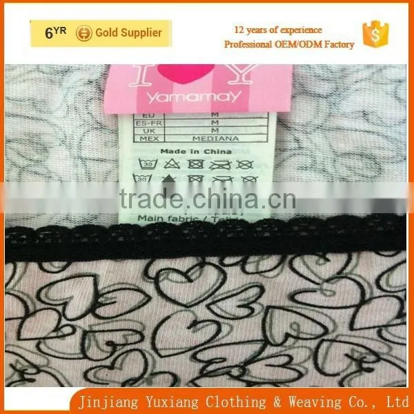 Hot Sales Sexy Lace Allover Print Light Pink 100%cotton Young Girl Panty Quality Choice photo-3