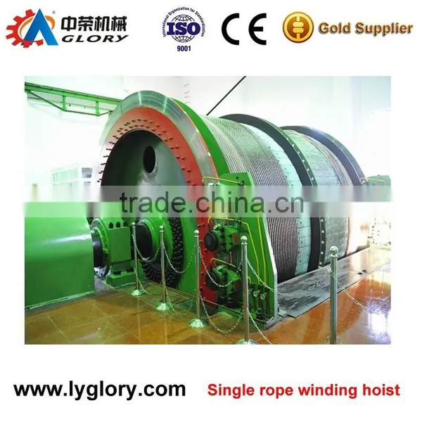 Single Rope Mine Hoist for Mining Use