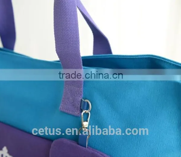 2016 Newest Custom Cheap Price Cotton Tote Bag With Zipper photo-4