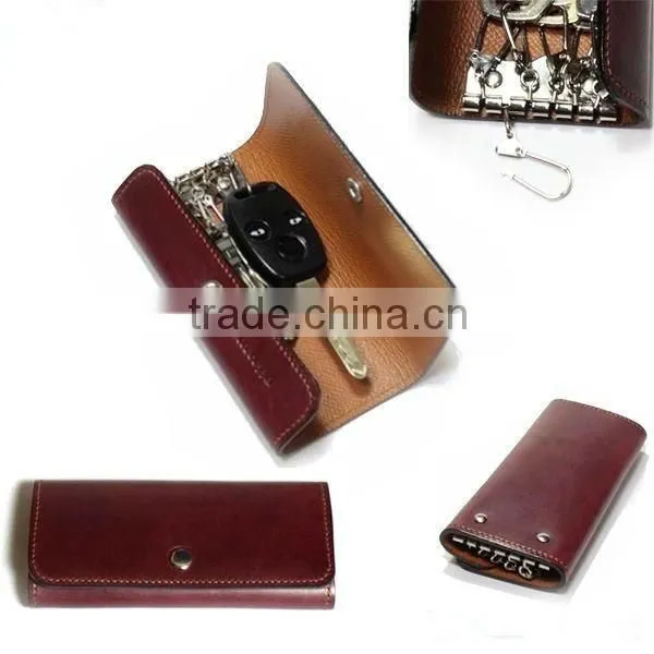 Top Layerkey Organizer Genuine Leather Key Case photo-3