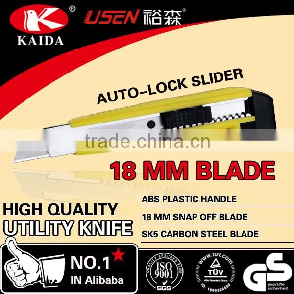 9mm Snap Off Blade Screw-lock Slider Craft Knife Cutting Knife photo-3