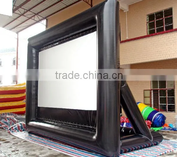 Excellent Quality Black Inflatable Projection Movie Screen photo-3