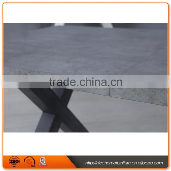 2016 Popular Marble Fiber Dining Table Set photo-4