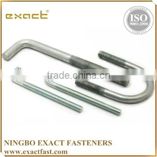 FACTORY SUPPLY HIGH QUALITY ZINC/HDG ASSEMBLED WITH WASHER AND NUT ANCHOR BOLT/ L BOLT HOOK BOLT photo-3