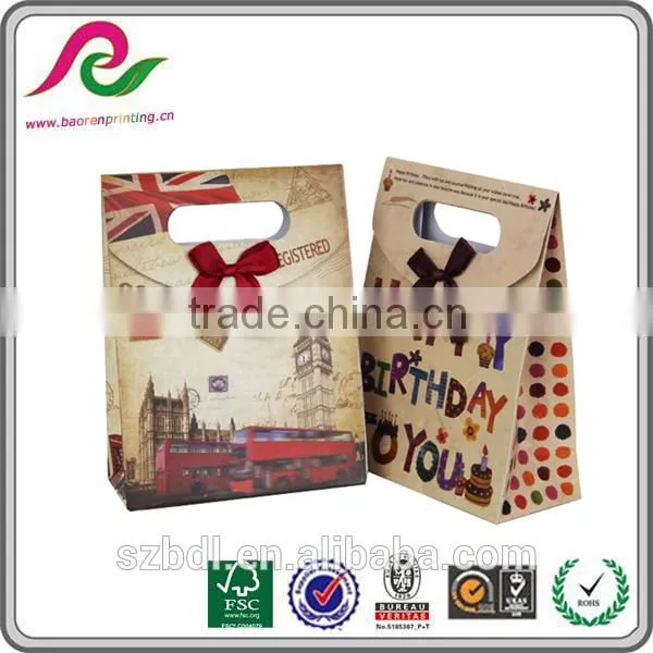 Cheap Fancy Decorative Handmade Paper Gift Bag Display Stand photo-2