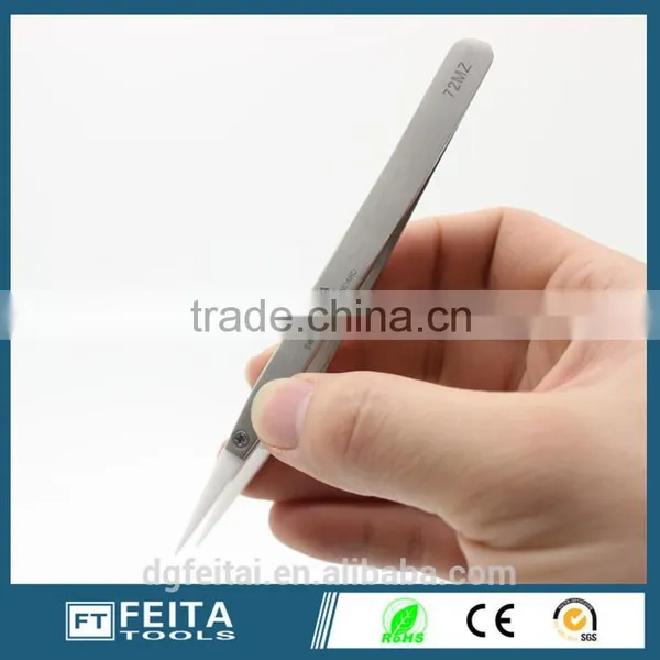 Dongguan 72mz Heat Resistant Ceramic Tip Tweezers With Black & White Tips photo-2