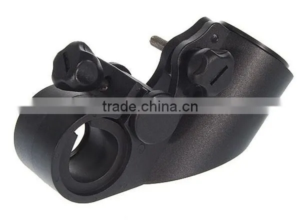Bicycle Bike Cycling LED Flashlight Torch Mount Clamp Led Light Clamp Plastic Clamp