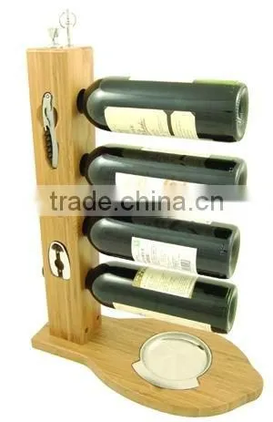 Bamboo Wine Bottle Holder