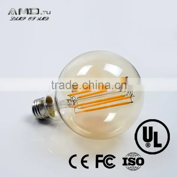 Vintage Led Bulb Antique Edison Light Bulb Carbon Filament Gold Cover ST64 ST58 T45 A19 G80 G95 G125 photo-4