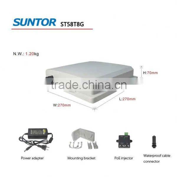 8KM Wireless 5GHz Video Signal Repeater CPE for Industrial Project photo-4