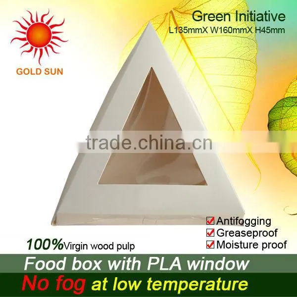 The Triangle Fast Food Packaging With The Anti-fog Windows photo-3